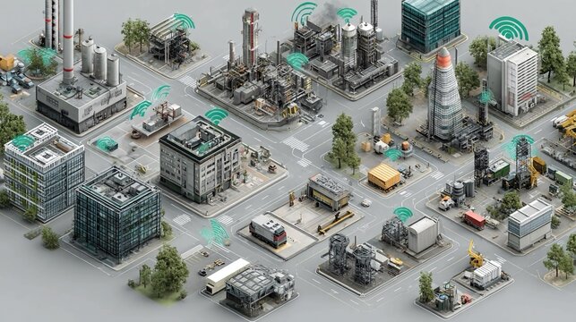AI-enhanced industrial IoT ecosystems monitoring operational performance, predicting anomalies, and deploying adaptive optimization strategies in real time