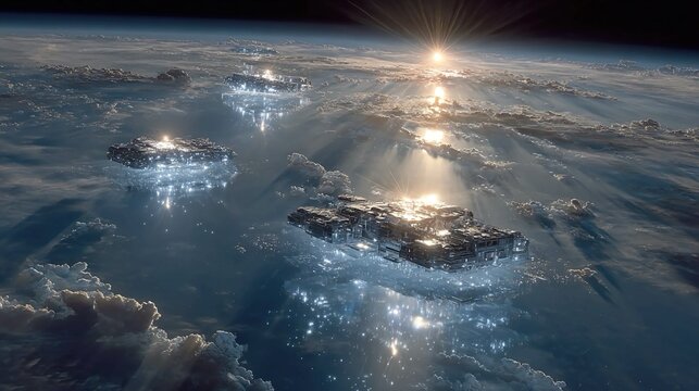 AI-powered autonomous deep-space research labs simulating stellar phenomena, predicting hazards, and deploying adaptive AI-guided sensor networks for optimized scientific exploration