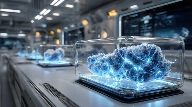 AI-powered autonomous space labs generating programmable biomolecules, predicting folding dynamics, and deploying adaptive synthetic strategies for advanced therapeutic applications