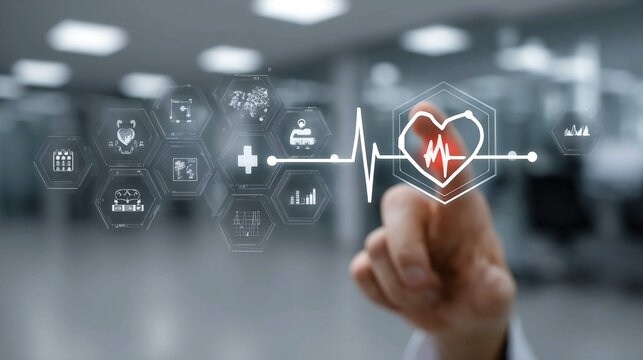 AI-powered predictive healthcare analytics ecosystems identifying emerging health trends, modeling interventions, and deploying adaptive treatment networks