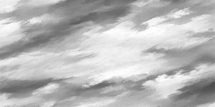 Dramatic, swirling gray clouds fill the frame, creating a moody and atmospheric sky. The texture and movement suggest an impending storm or a transition in weather.