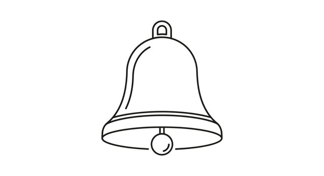 Bell Illustration Metal Object.