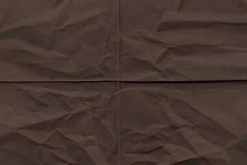 Brown crumpled paper texture background for design © Rawpixel.com