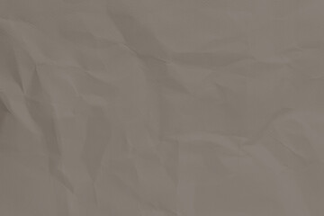 Textured crumpled paper background in soft brown tone © Rawpixel.com