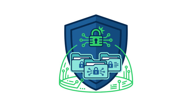 Shield with lock and circuit board.