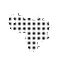 Obraz premium venezuela map pixel art Suitable for posters and web icons