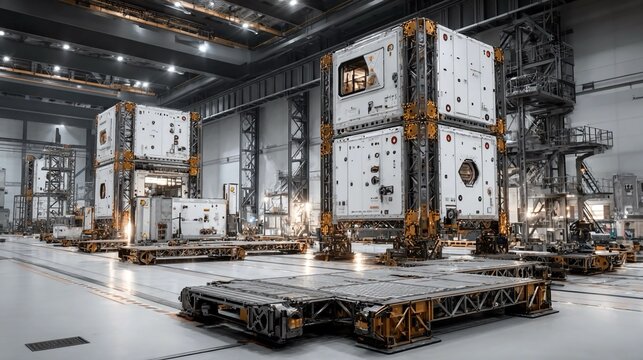Autonomous AI-guided modular habitat construction systems simulating load stress, predicting joint stability, and deploying adaptive assembly strategies for sustainable space settlements