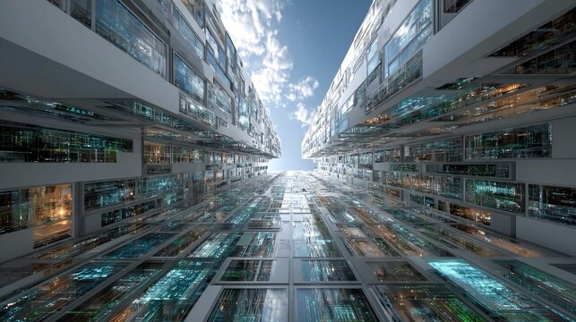 Autonomous high-rise AI maintenance fleets simulating structural wear, predicting component fatigue, and deploying adaptive robotic interventions for long-term building safety