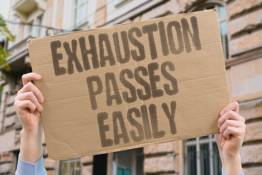 "Exhaustion passes easily" Fatigue transfers to coworkers. EXHAUSTION. PASSES. CONTAGION. WORKPLACE. TRANSFER.