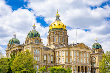 Iowa State Capitol Close Up in Spring © PhotoSpirit