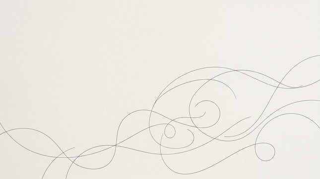 Minimal Line Art Abstract Background