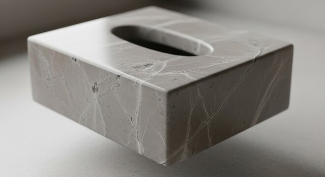Modern Marble Tissue Box Holder, Elegant Home Decor Accessory