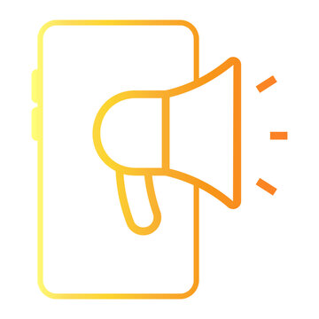 communications Line Gradient Icon