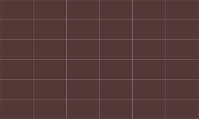 Fototapeta premium Dark Brown Tile Pattern – Seamless Square Grid Background