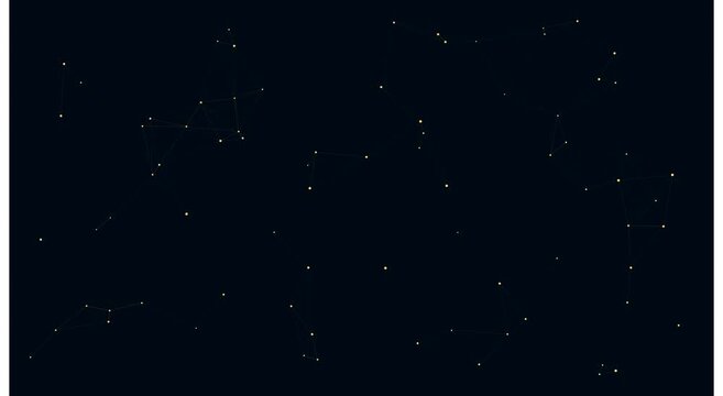 Golden plexus network connection abstract motion animation