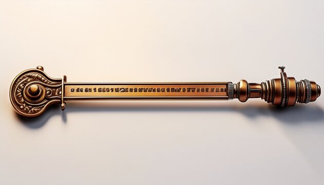 morse code key on white background