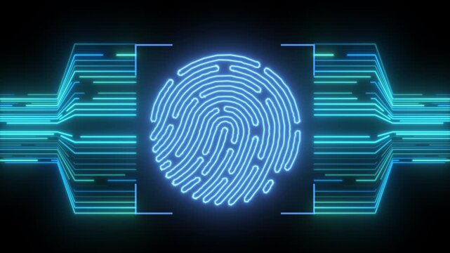 Login using fingerprint identification with a finger print scanning