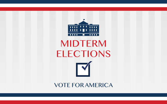 Midterm Elections 2026 Usa Banner, Dynamic Midterm Elections 2026 Banner, Midterm election day