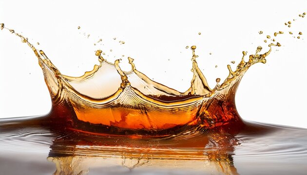 elegant bourbon splash png