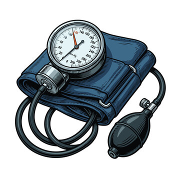 tensiometer vector image