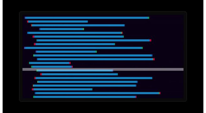 Abstract data loading progress bar animation digital animation