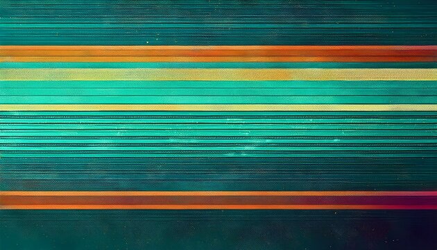 vintage tosca grunge abstract striped background with colorful noise texture