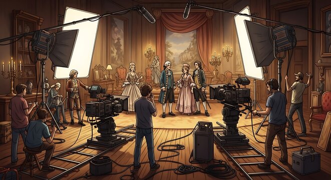 Period Drama Film Set.