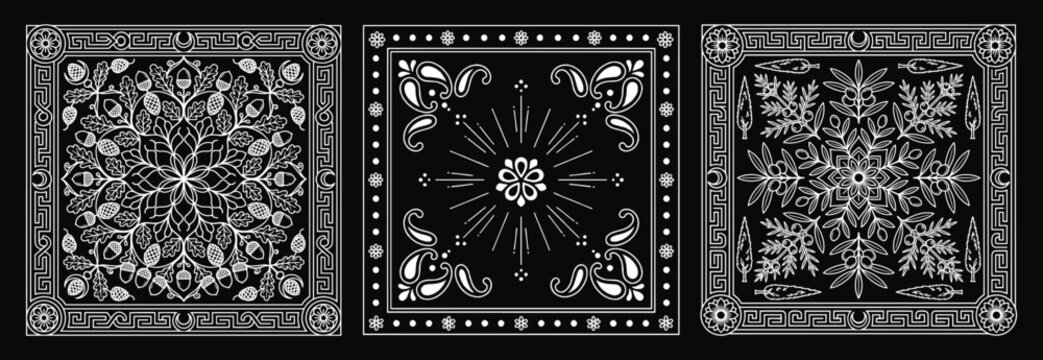 bandana design illustration drawing vector draw