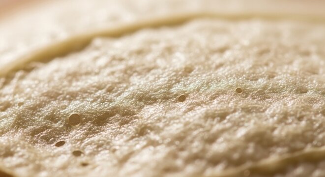 Close-up of a Thin Crispy Appam Pancake Texture.