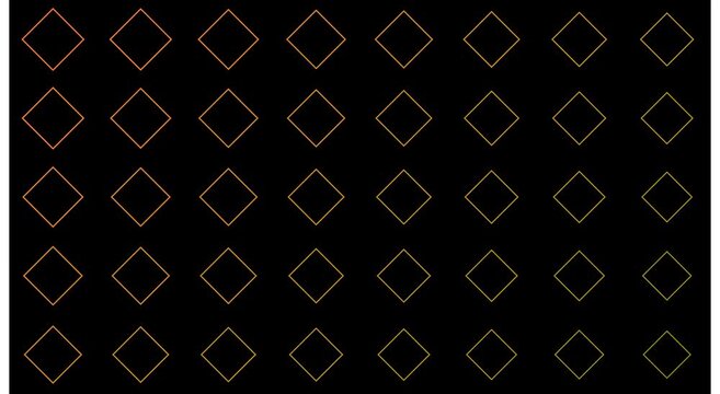 Abstract geometric diamond pattern pulse motion animation