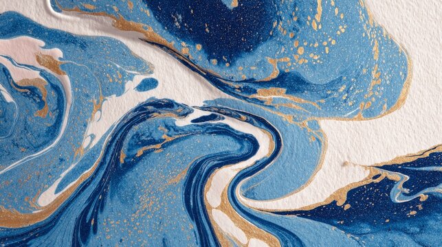 Japanese suminagashi paper marbling abstract swirl pattern backg