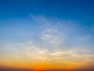 Fototapeta premium The sky at sunset, twilight colors beautifully. Natural background