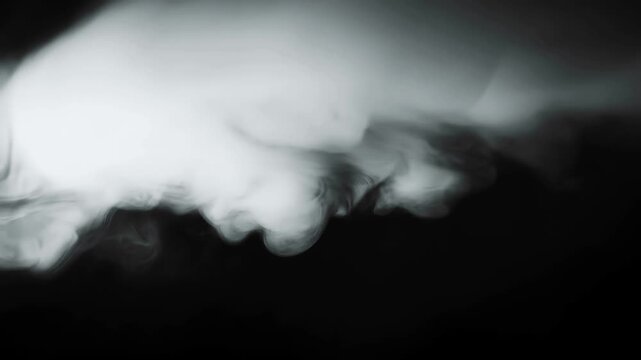 White smoke cloud abstract background texture dark vapor overlay effect mysterious fog ethereal wisps atmospheric element ghostly stream low key