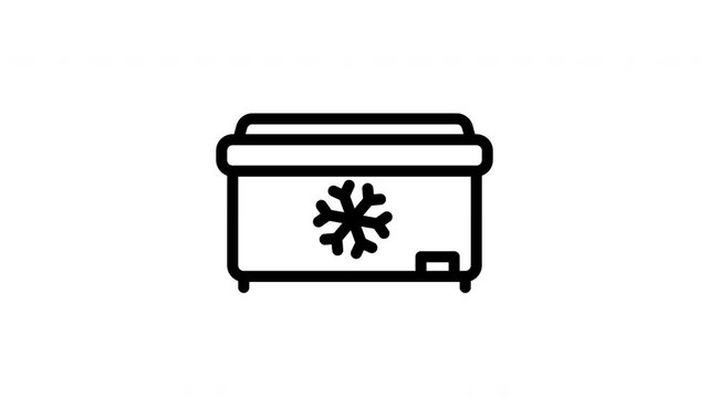 freezer minimalist stroke animation