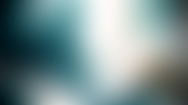 Soft Teal And White Gradient Abstract Background
