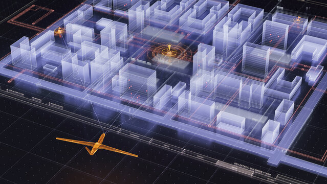 Artificial intelligence object detection, smart city, autonomous drone scanning urban area