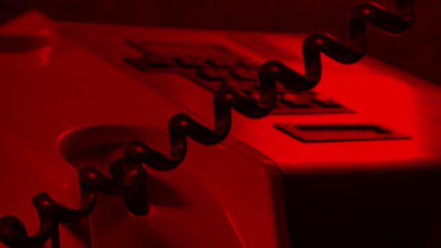 Telephone Picked Up Or Put Down In Red Light, 2 Versions