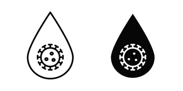Shin pain icon vector. Simple flat symbol. editable strokes