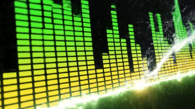 Electric sound wave graphic display.