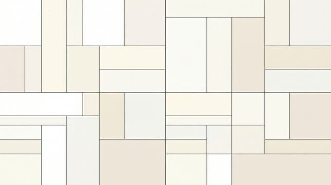 Abstract geometric pattern with black lines and beige rectangles abstract geometric rectangles