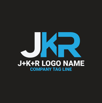 jkr logo design, creative and modern minimal jkr logo design , text and word mark jkr logo design, new business logo jkr . unique and text mark jkr name 