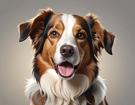 Happy dog portrait (1)