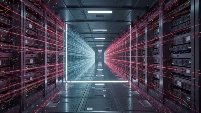 server room in the data center