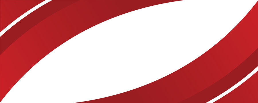 Curved golden yellow wave and a deeper red wavy border, footer vector illustration