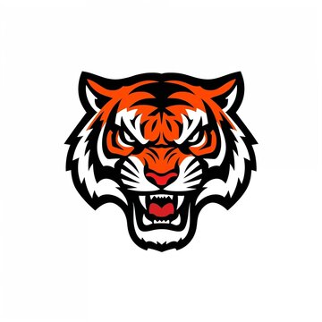 tiger head vector