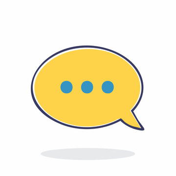 Speech bubble with ellipsis icon