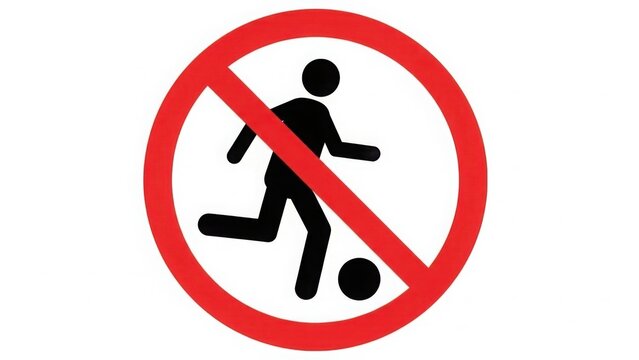 No soccer allowed