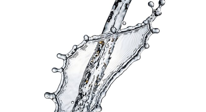  Silver Water Stream Slash