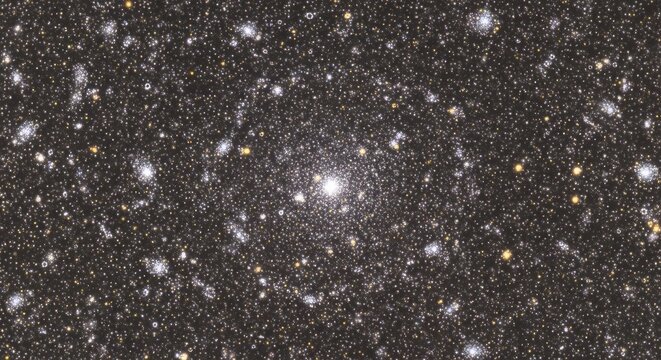 Dazzling Globular Star Cluster in Deep Space