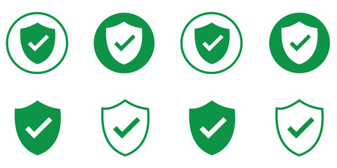 Obraz premium Insured icons vector Collection Clipart Pack. icon with editable line stroke